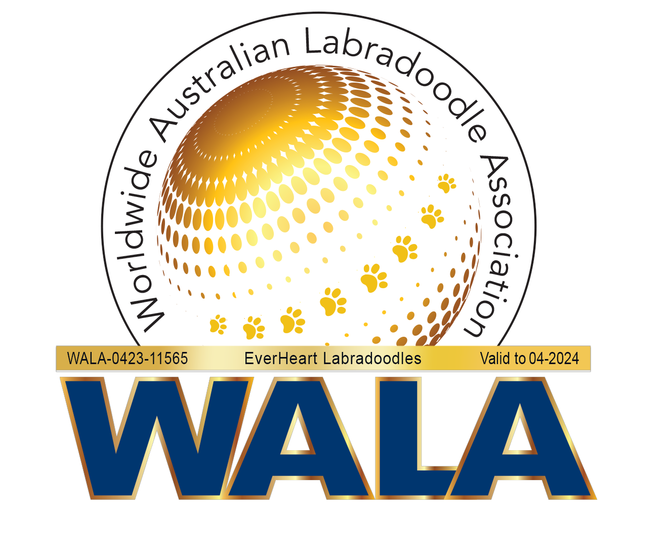 Worldwide Australian Labradoodle Association WALA logo