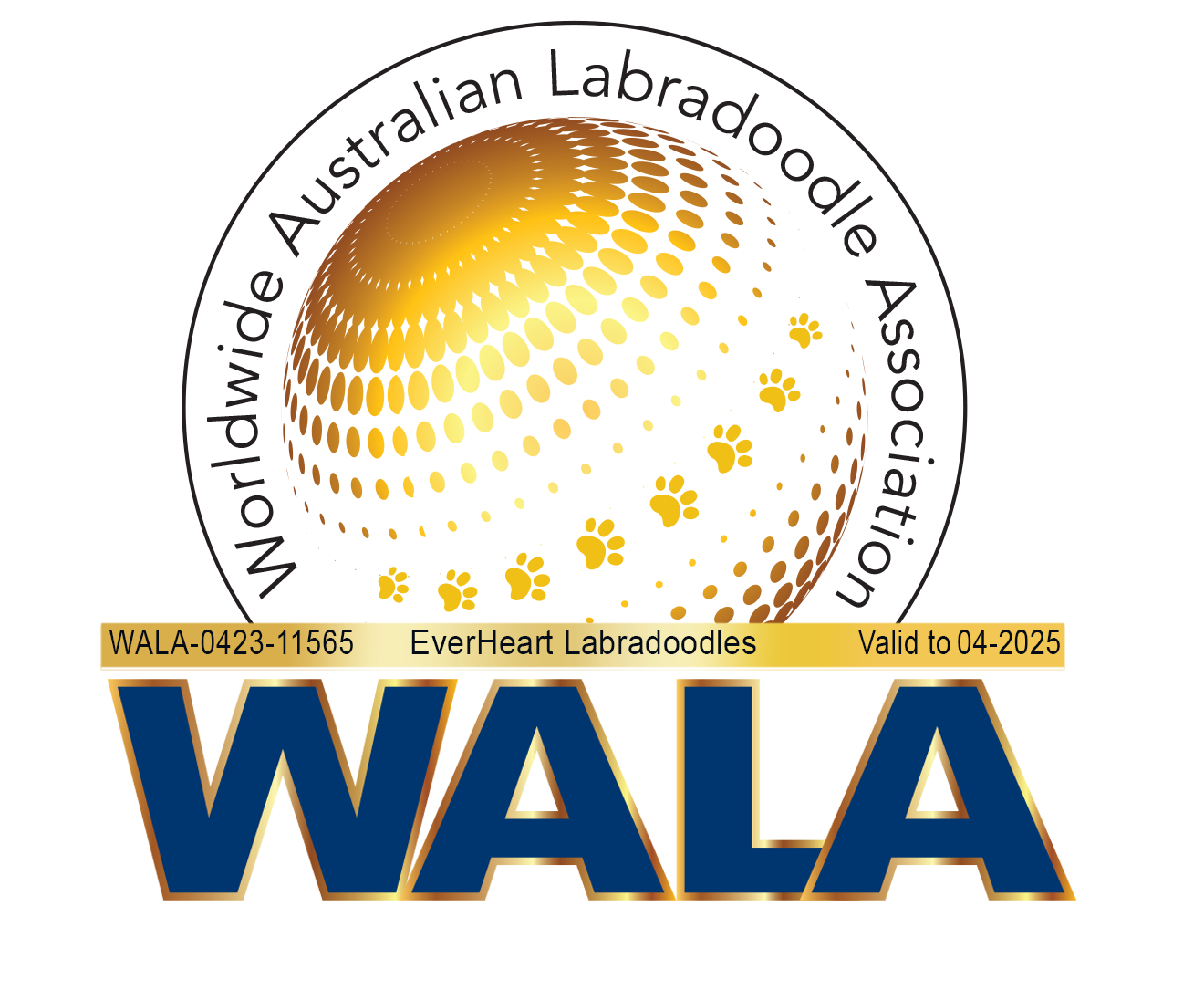 WALA accredited breeder badge